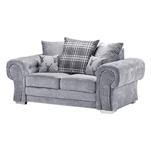 Verona Fabric Corner And 3+2 Seater Grey Sofa