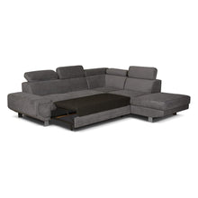 Artic Corner Grey Left And Right Arm Sofa Bed With Storage - Prime Furniture