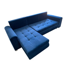 Berlin Fabric Corner Left/Right Arm Sofa Bed With Storage - Prime Furniture