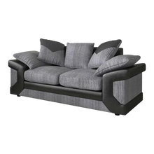 Dino Black/Grey Left Arm Or Right Arm Corner And 3+2 Seater Sofa - Prime Furniture