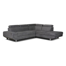 Artic Corner Grey Left And Right Arm Sofa Bed With Storage - Prime Furniture