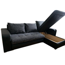 Berlin Fabric Corner Left/Right Arm Sofa Bed With Storage - Prime Furniture